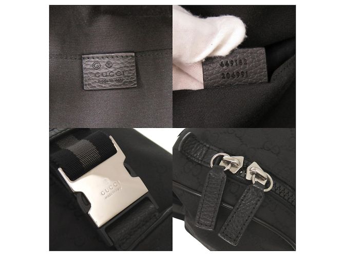 Marsupio Gucci in nylon con motivo GG Nero - vista 9