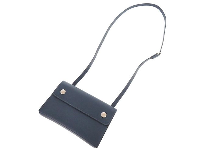 Hermès Borsa a tracolla Hermes Nap To Go Blu navy - vista 6