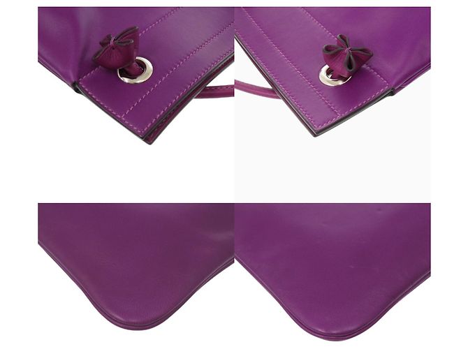 Hermès Borsa a Tracolla Hermes Aline Mini Porpora - vista 3