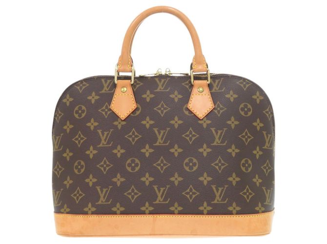 Borsa a mano Louis Vuitton Alma Monogram M51130 Marrone Monogramma - vista 2