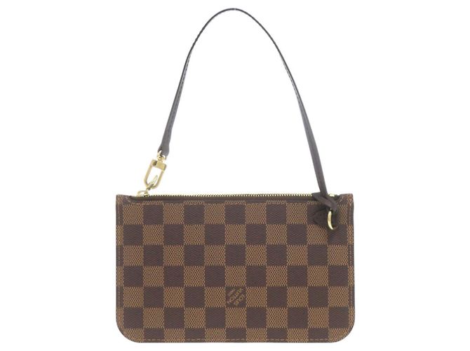 Pouch Louis Vuitton Neverfull in Cerise Fuschia Damier ebene - vista 2