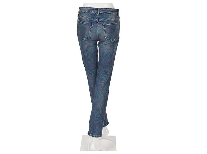 Camera Vaqueros Chanel de denim acolchado Azul - vista 3