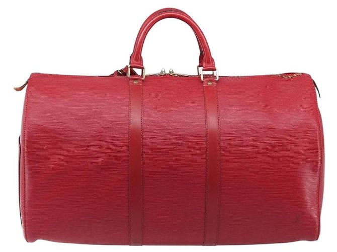 Louis Vuitton Keepall Epi Leather 50 Vermelho - vista 2