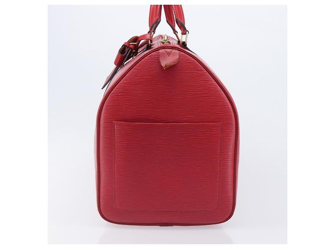 Louis Vuitton Keepall Epi Leather 50 Vermelho - vista 4