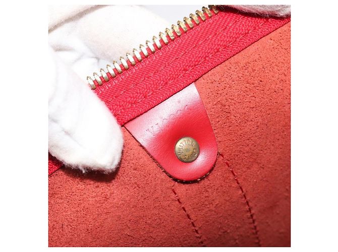 Louis Vuitton Keepall Epi Leather 50 Vermelho - vista 7