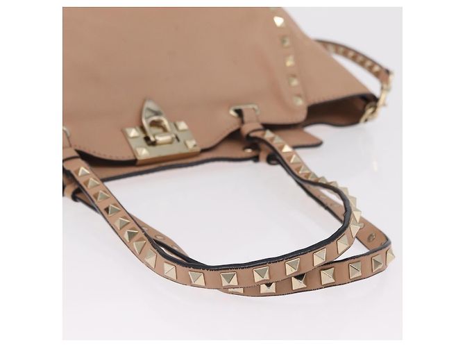 Valentino Garavani Rockstud Soft Leather Medium Beige - vista 6