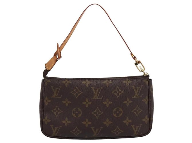 Louis Vuitton Pochette Accessoires NM Monogram Canvas Marrone - vista 2