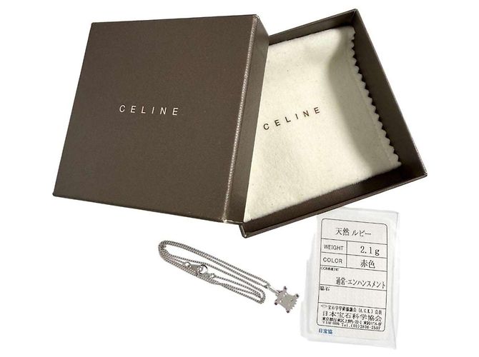 Diamond Céline Collana con pendente Celine Macadam - vista 10
