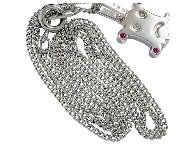 Diamond Céline Collana con pendente Celine Macadam - vista 4