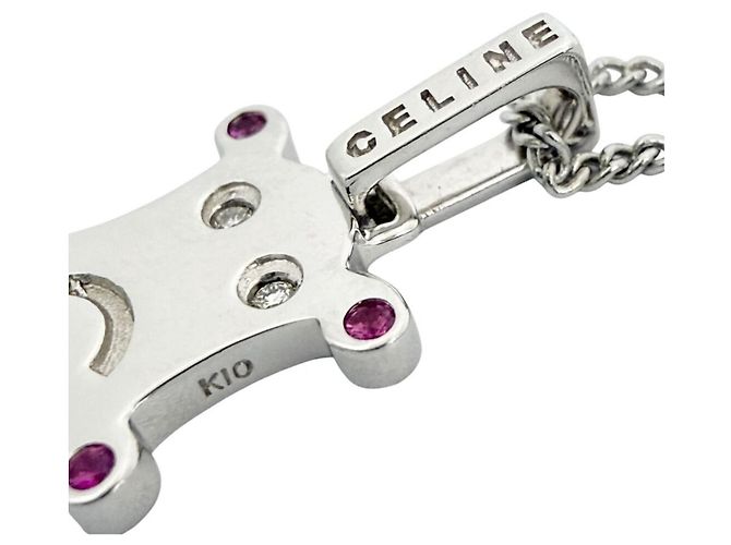 Diamond Céline Collana con pendente Celine Macadam - vista 6