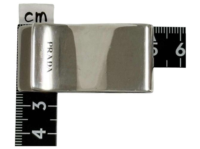 Prada Men's Money Clip in Silver 925 - view 10