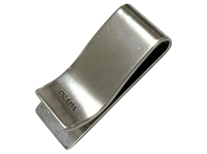 Prada Men's Money Clip in Silver 925 - view 3
