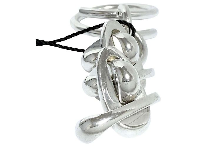 Hermès Portachiavi Hermes Rendesaba in Argento 925 - vista 3