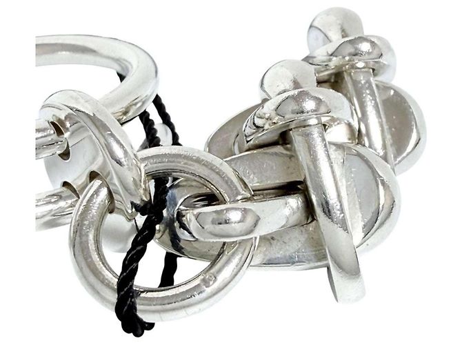 Hermès Portachiavi Hermes Rendesaba in Argento 925 - vista 5