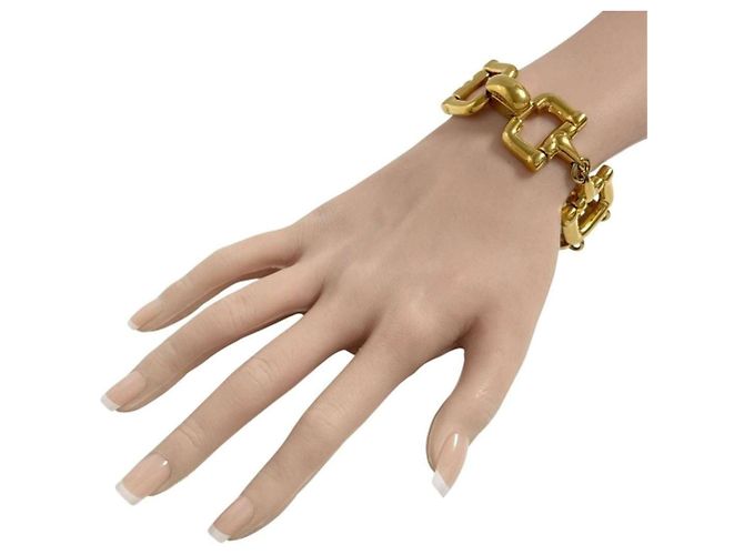 Bracciale Gucci Horsebit Link D'oro - vista 10