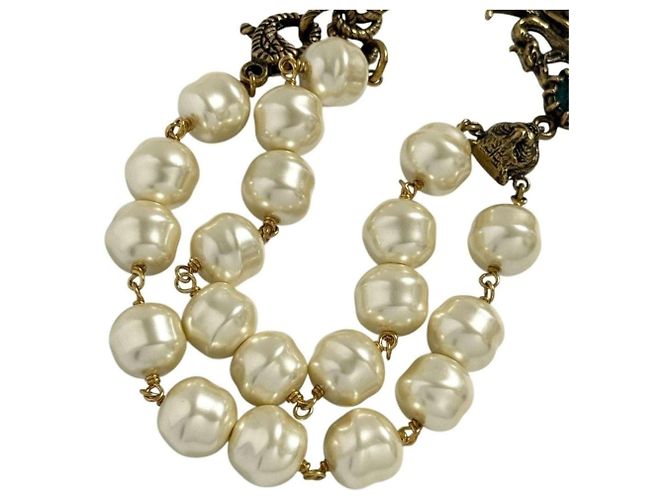 Collana con pendente Gucci da donna Testa di Gatto Double G - vista 2
