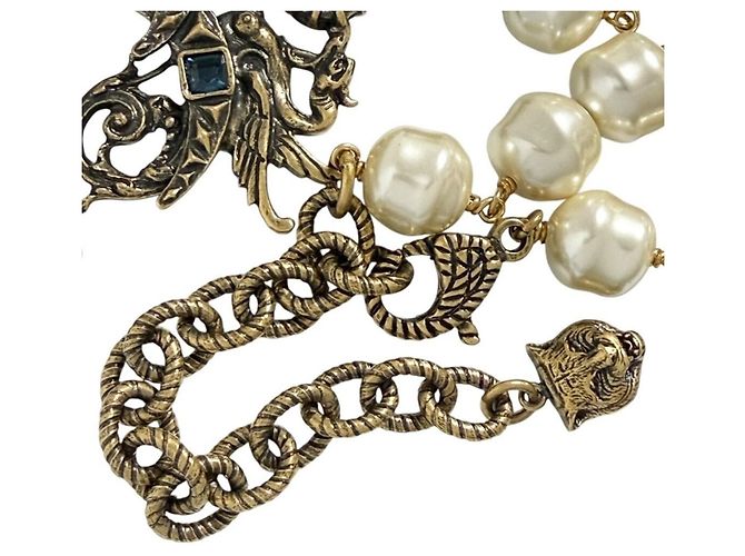 Collana con pendente Gucci da donna Testa di Gatto Double G - vista 3