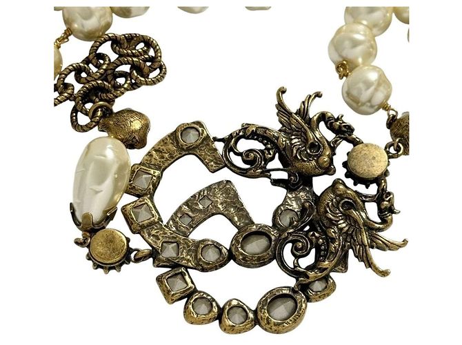 Collana con pendente Gucci da donna Testa di Gatto Double G - vista 6