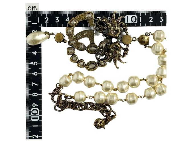 Collana con pendente Gucci da donna Testa di Gatto Double G - vista 8