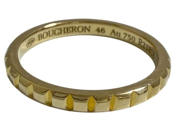 Anello Fascia Boucheron Quatre Clou de Paris D'oro - vista 2