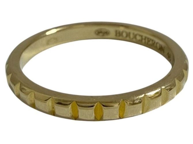 Anello Fascia Boucheron Quatre Clou de Paris D'oro - vista 3