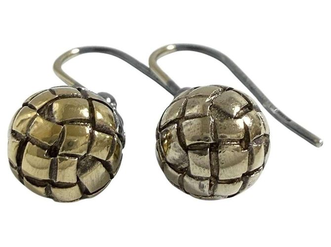Orecchini a sfera Intrecciato donna Bottega Veneta - vista 3