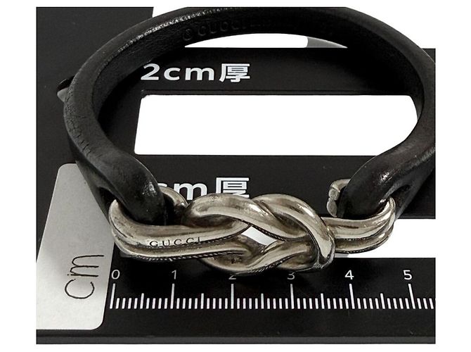 Bracciale Nodo da Uomo Gucci Marrone Marrone scuro - vista 8