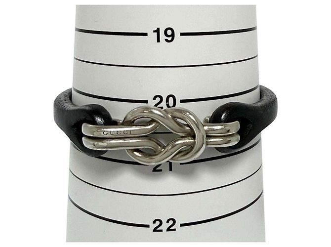 Bracciale Nodo da Uomo Gucci Marrone Marrone scuro - vista 9
