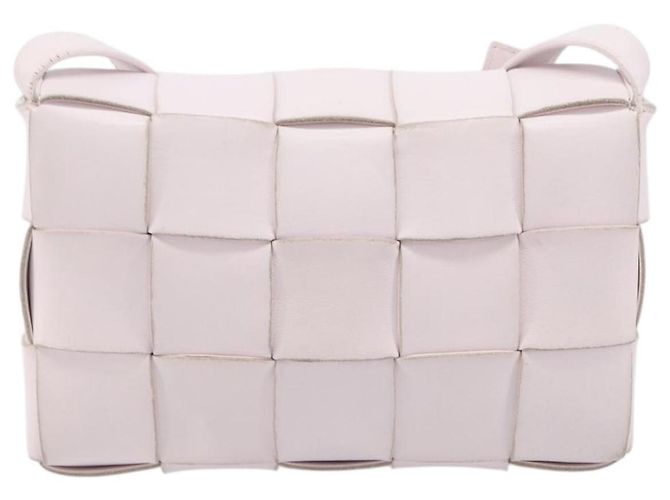 Bottega Veneta Cassette Maxi Intrecciato Leather Small Rosa - vista 2