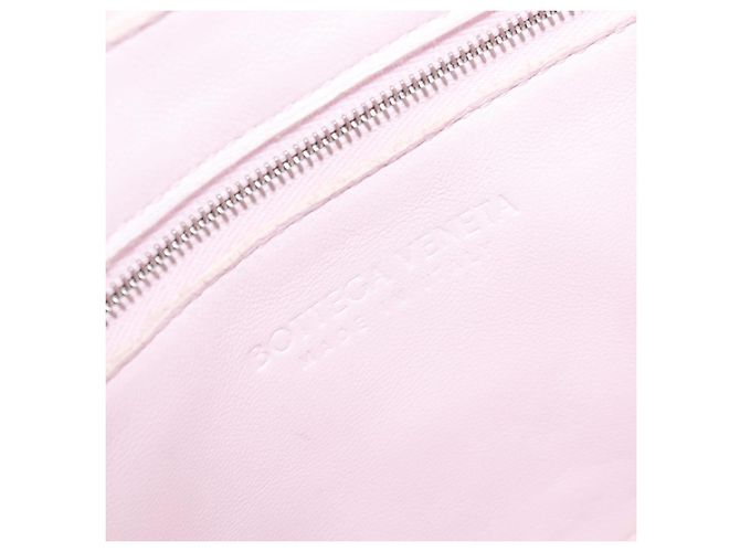 Bottega Veneta Cassette Maxi Intrecciato Leather Small Rosa - vista 6