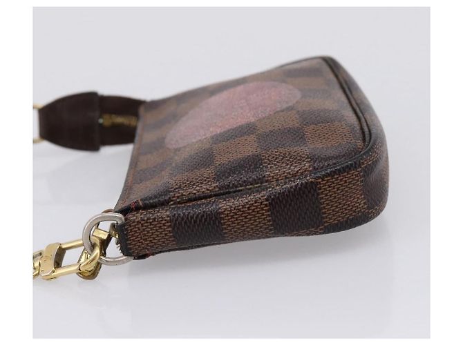 Louis Vuitton Mini pochette accessoires Damier Canvas Mini - vista 3