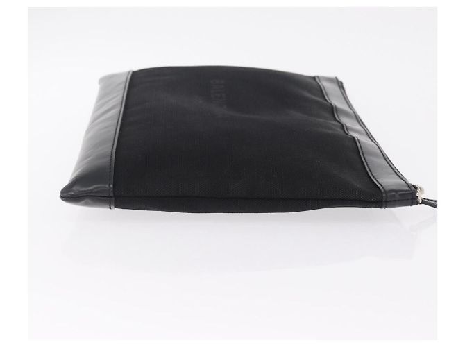 Balenciaga Navy Zip Canvas and Leather Large Nero - vista 3