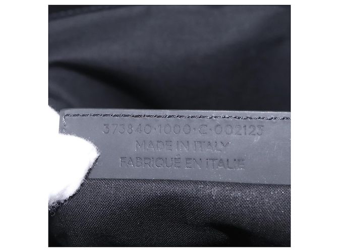 Balenciaga Navy Zip Canvas and Leather Large Nero - vista 6