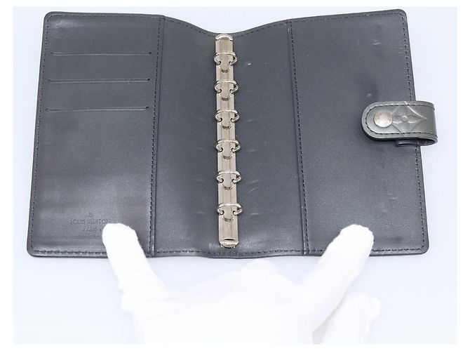Copertina Agenda Louis Vuitton Monogram Empreinte Leather MM Marrone - vista 7