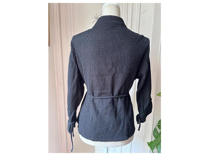 Schwarze Jacke Adolfo Dominguez - Ansicht 3