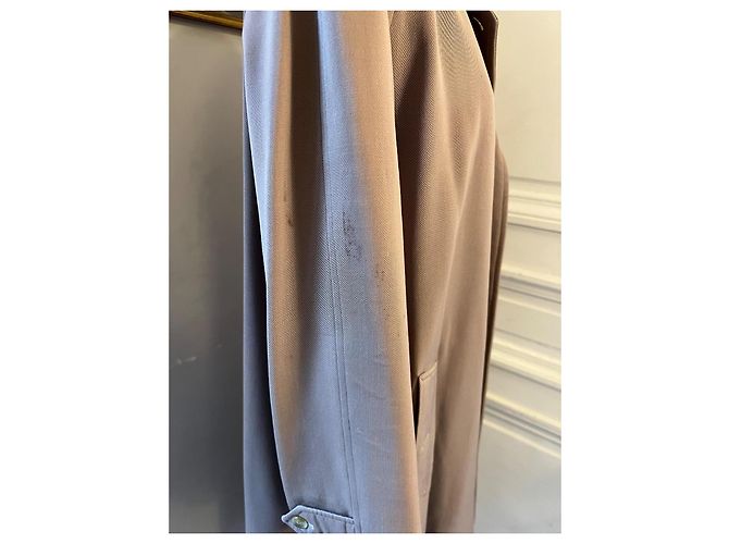 Impermeable Burberrys de lana beige - vista 3