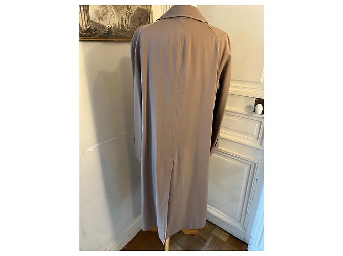 Impermeable Burberrys de lana beige - vista 4