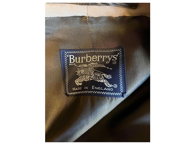 Impermeable Burberrys de lana beige - vista 5