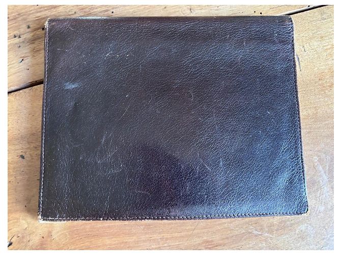 Fendi brown leather agenda - view 3