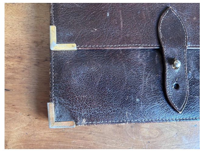 Fendi brown leather agenda - view 4