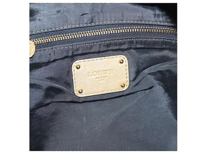 LOEWE Amazona 32 Handtasche Leder Gold Authentisch 207798A Golden - Ansicht 21