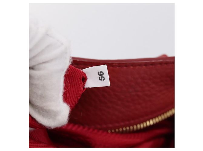Borsa a mano PRADA in pelle 2way Rossa Oro Auth 209282A Rosso D'oro - vista 24