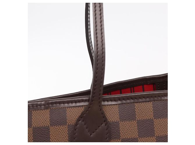 Borsa Tote LOUIS VUITTON Damier Ebene Neverfull GM N51106 LV Auth BA15955V - vista 10