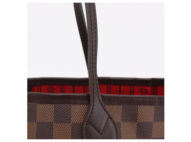 Borsa Tote LOUIS VUITTON Damier Ebene Neverfull GM N51106 LV Auth BA15955V - vista 11
