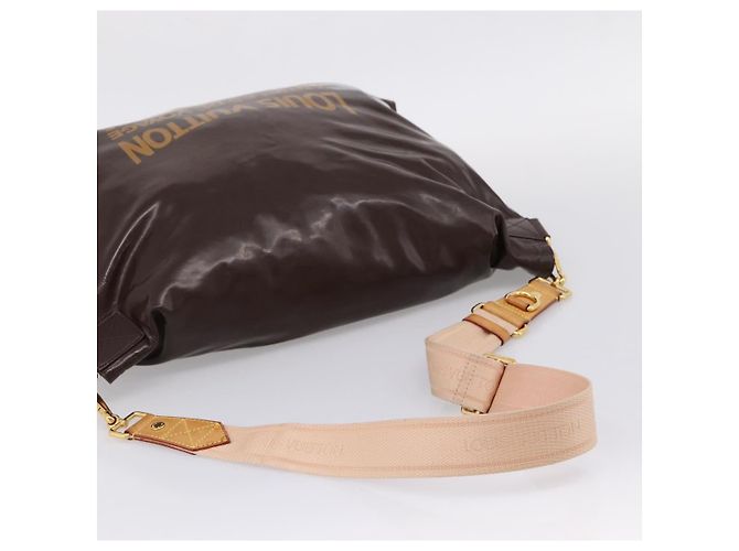 Borsa a tracolla LOUIS VUITTON Raindrop Bethus Vernice Marrone LV Auth mr2916A - vista 7