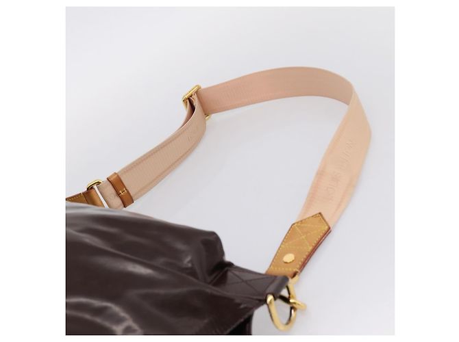 Borsa a tracolla LOUIS VUITTON Raindrop Bethus Vernice Marrone LV Auth mr2916A - vista 8