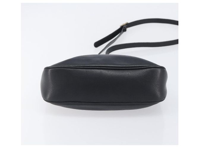Céline Borsa a tracolla CELINE Macadam Pelle Nero Tono Oro Auth 207920A - vista 10
