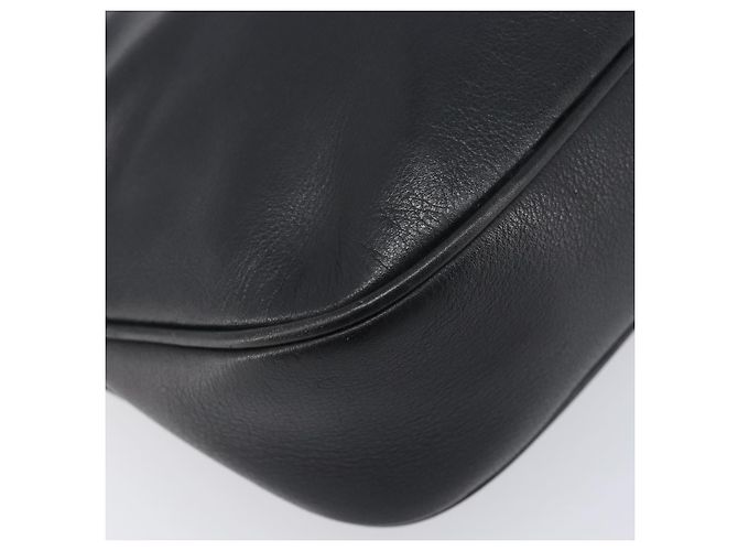 Céline Borsa a tracolla CELINE Macadam Pelle Nero Tono Oro Auth 207920A - vista 12