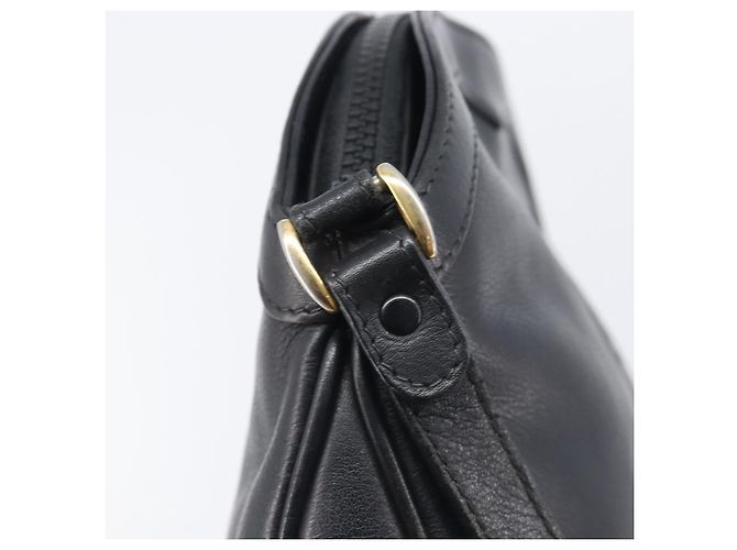 Céline Borsa a tracolla CELINE Macadam Pelle Nero Tono Oro Auth 207920A - vista 16