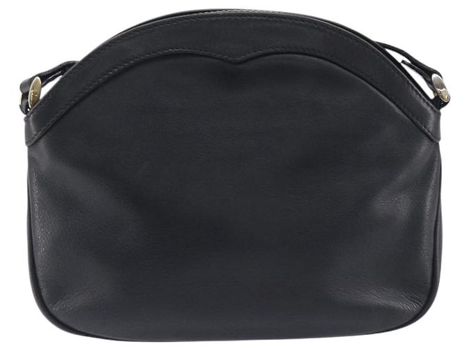 Céline Borsa a tracolla CELINE Macadam Pelle Nero Tono Oro Auth 207920A - vista 3